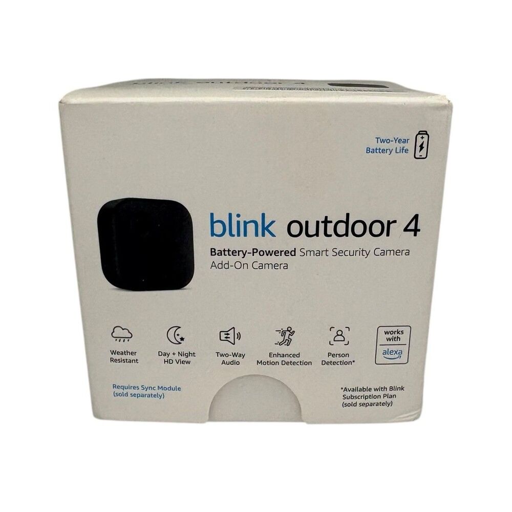 Blink Outdoor 4 - Battery-Powered Smart Security Camera System